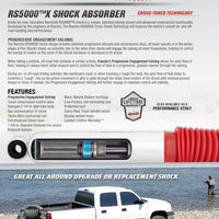 Rancho RS5000X Gas Shocks & Steering Stabilizer Kit for 2005-2007 GMC Sierra 1500 HD 4WD RWD w/1-2.5" lift Crew Cab