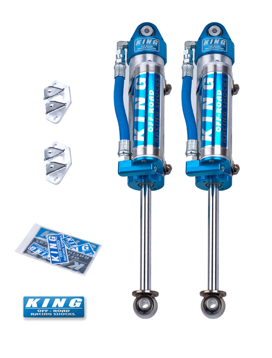 King Shocks 2.5 Performance Piggyback Shocks Rear Pair for 1997-2006 Jeep Wrangler 4WD TJ