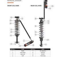 FOX 2.5 Performance Elite Coilovers Set - 2021-2024 Ford Bronco