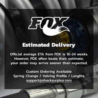 Fox 2.5 Performance Elite Adjustable w/ Reservoir Shocks Rear Pair for 2020-2022 Jeep Gladiator w/3.5-4" lift